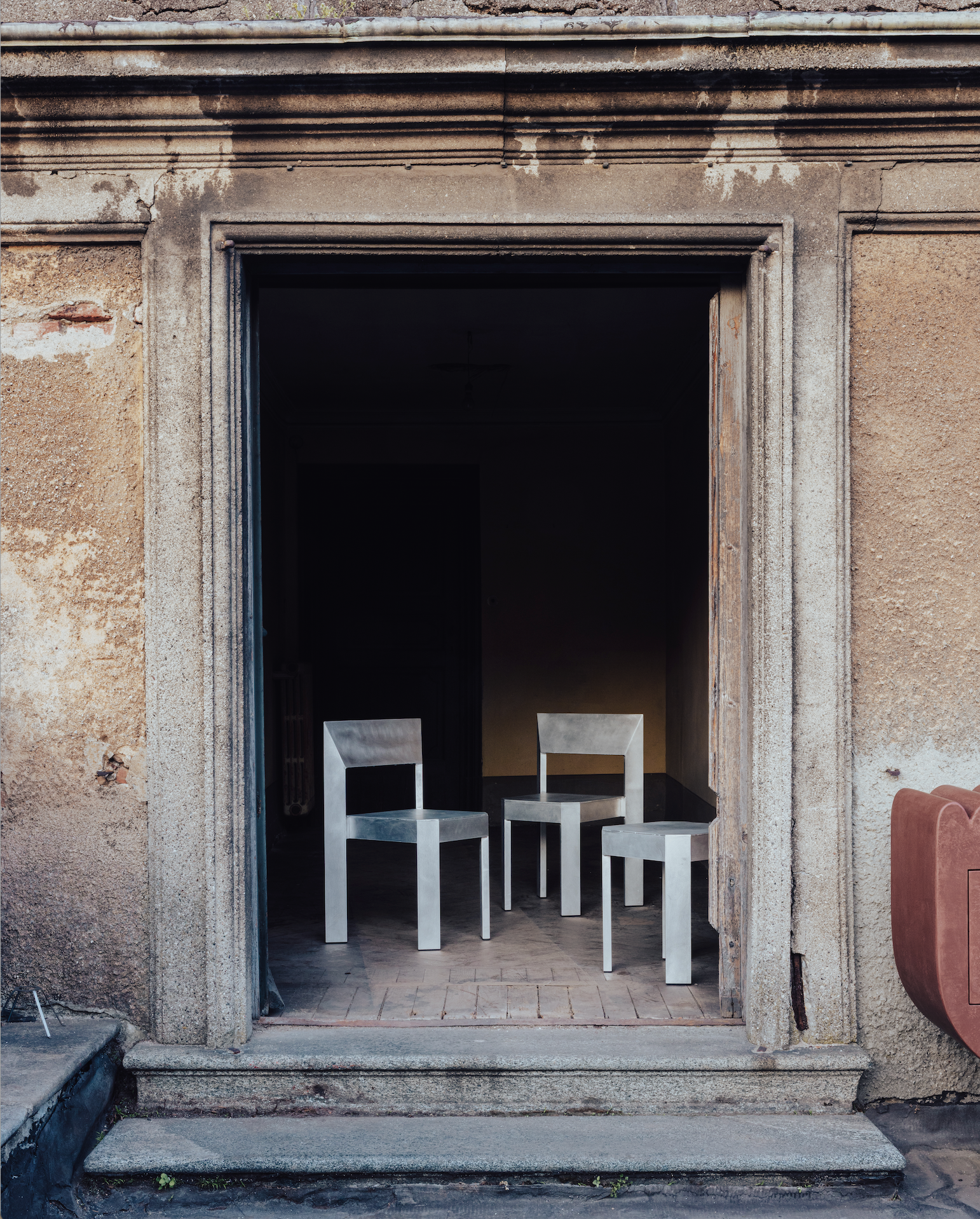 Fomu Frame Chairs presented at Alcova during Milan Design Week