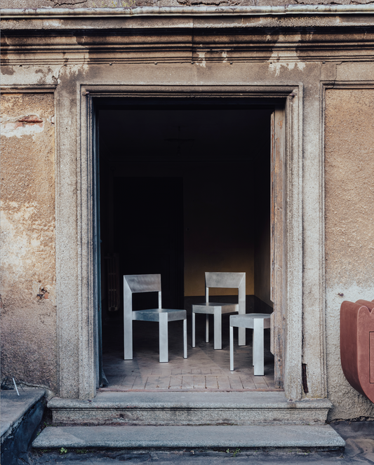 Fomu Frame Chairs presented at Alcova during Milan Design Week