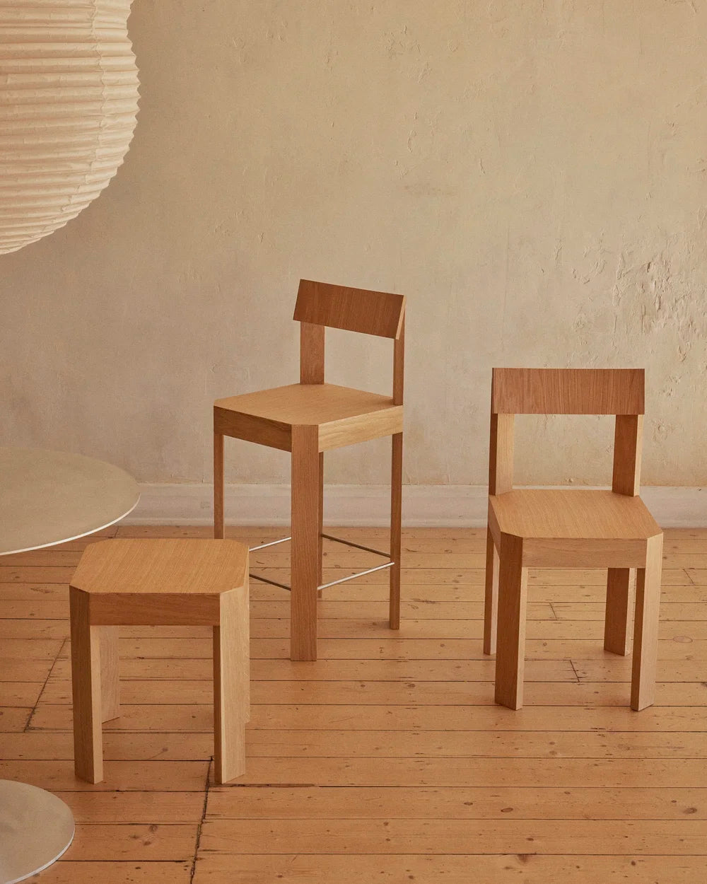 Frame Counter & Bar Stool II – American Oak by Fomu Studio — alternate view 5
