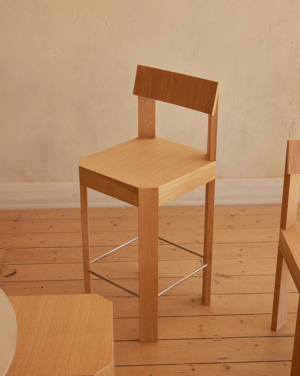 Frame Counter & Bar Stool II – American Oak by Fomu Studio — alternate view 1
