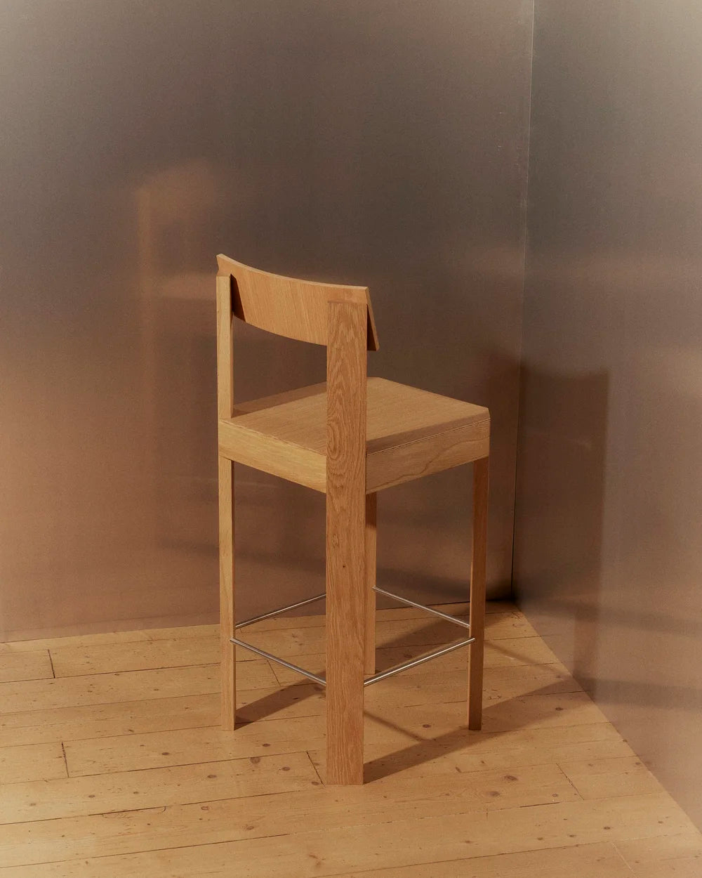 Frame Counter & Bar Stool II – American Oak by Fomu Studio — alternate view 3