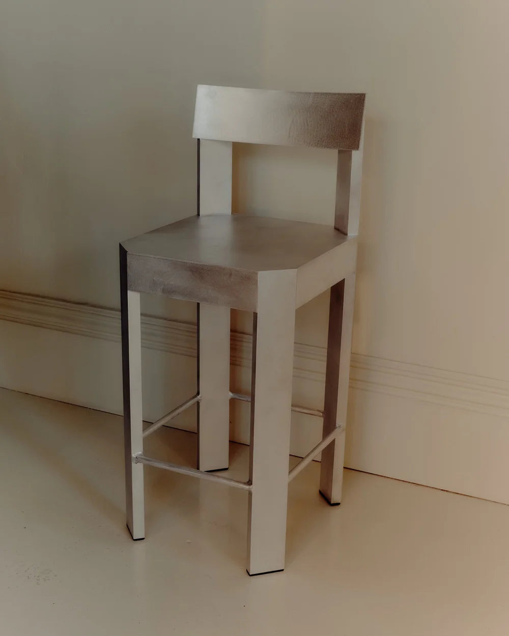 Frame Counter & Bar Stool II – Aluminium by Fomu Studio — alternate view 3
